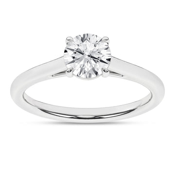 1ct Lab Grown Diamond Solitaire Engagement Ring
